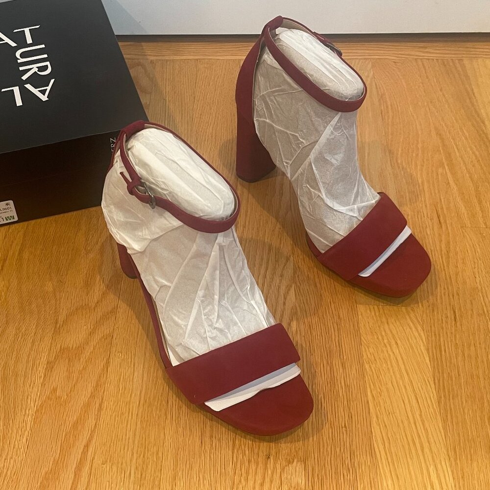 NEW: Naturalizer JOY Dress Sandal - Plum Rouge - Size 11W